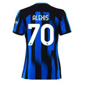 Inter Milan Alexis Sanchez #70 Domaci Dres za Ženska 2023-24 Kratak Rukavima